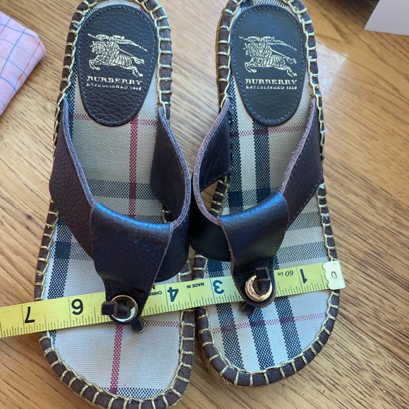 🔥 EUC!! Womens Burberry heeled Espadrilles! US size 5, EU 35. Pristine!🔥 - Picture 9 of 12